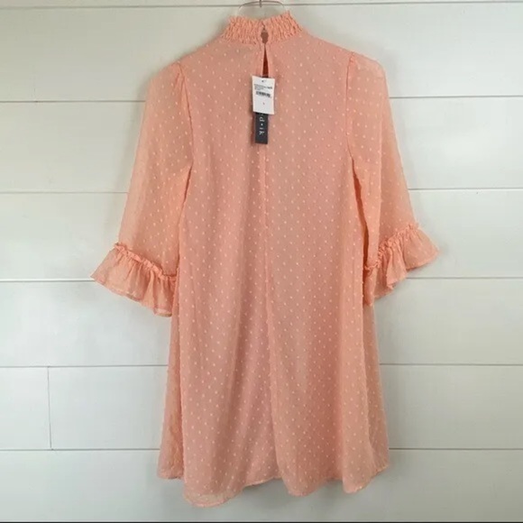 nordstrom blush swiss dot mini dress - Picture 5 of 9